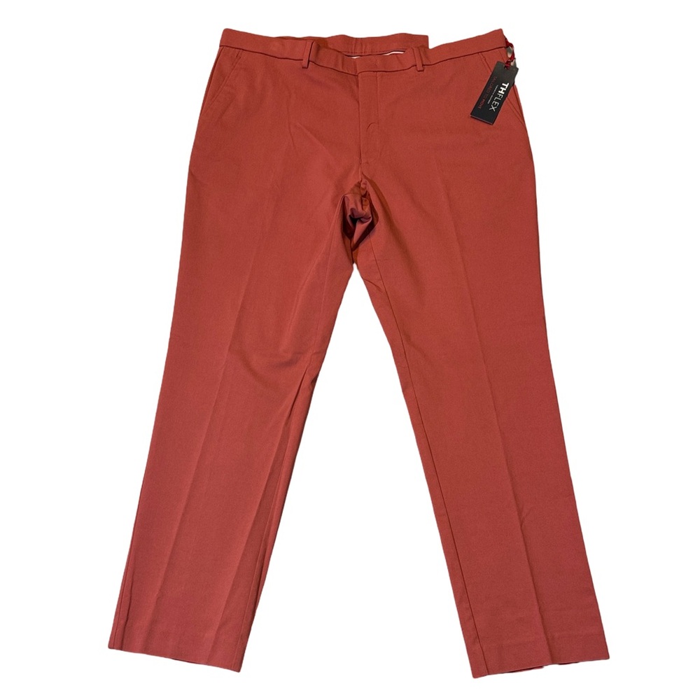 NEW Tommy Hilfiger mens 40x32 salmon red performance chino pants NWT